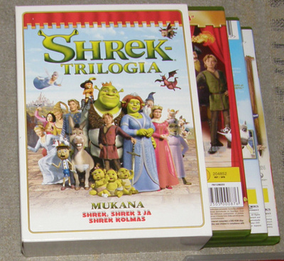 Shrek trilogia - 3DVD