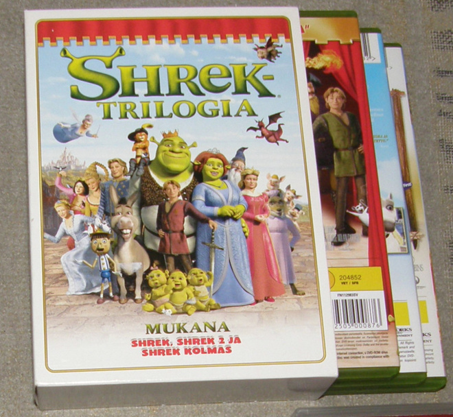 Shrek trilogia - 3DVD