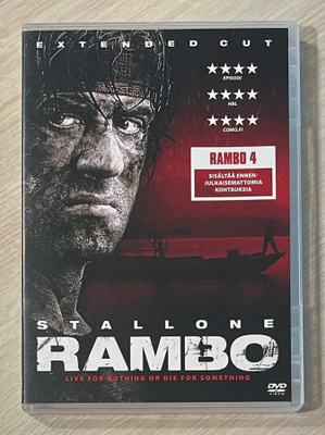 Sylvester Stallone: RAMBO (2008) Pidennetty versio (UUSI)