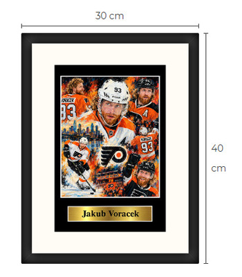 Uusi Jacub Voracek Philadelphia art print Limited Edition