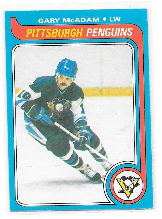 1979-80 OPC #72 Gary McAdam Pittsburgh Penguins