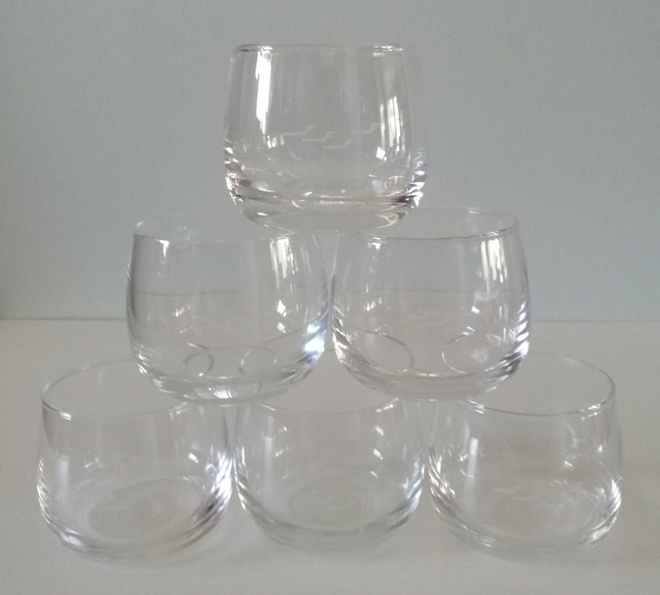 Finnairin logolla drinkkilasit, 6 kpl