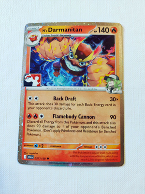 N's Darmanitan Holo - Prize Pack Series 7