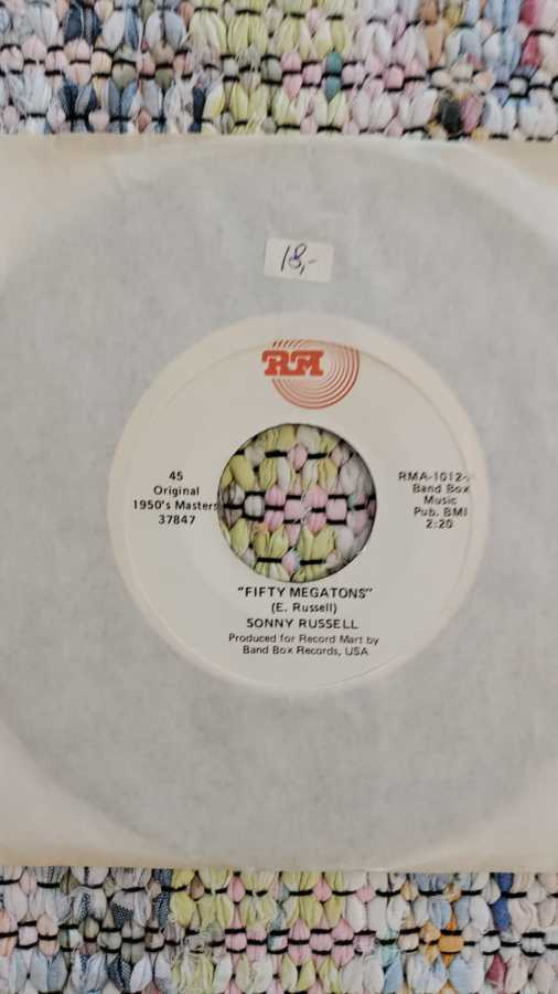 SONNY RUSSELL - "FIFTY MEGATONS" 7"