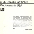 Erle Stanley Gardner - Kleptomaanin jäljet - pikkukuva 2