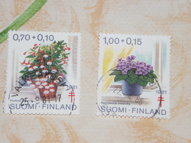 Tuberkuloosi 1981Lape 883 884 Hyvät leimat