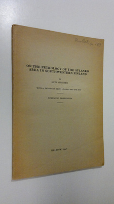 Ahti Simonen : On the petrology of the Aulanko area in so...