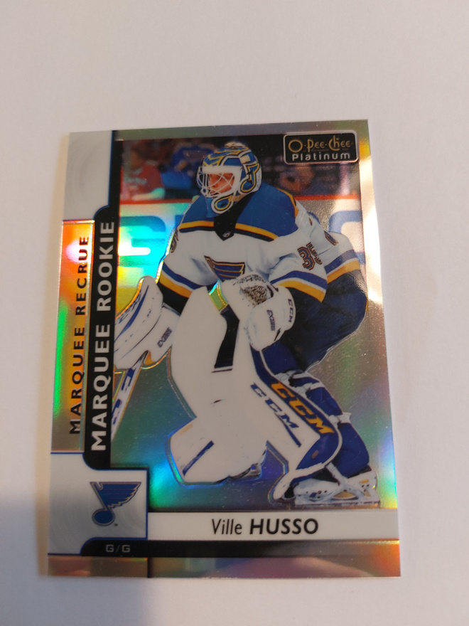 2017-18 O-Pee-Chee Platinum #186 Ville Husso RC