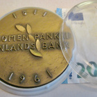 VANHA Mitali Suomen Pankki 1811 - 1961 Eino Räsänen - pikkukuva 1