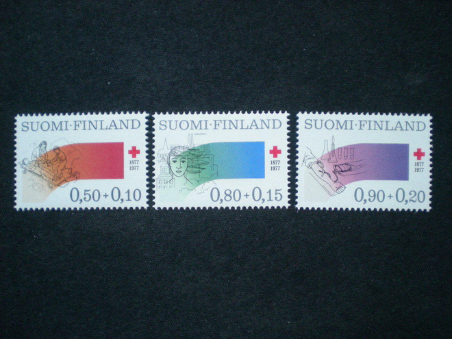 Punainen Risti PR-sarja 1977 - LaPe 798-800 **