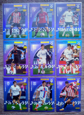 Master Rookie la liga mgk jalkapallokortit 9 kpl