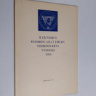 Kertomus Suomen Akatemian toiminnasta vuonna 1965 - pikkukuva 1