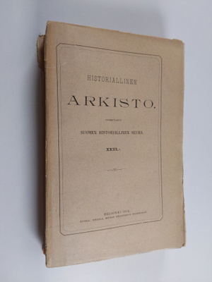 Historiallinen arkisto 23, 1