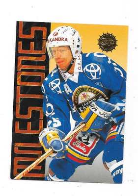 1995-96 SISU Milestones #186 Jari Lindroos , JYP
