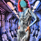 Naisten Sci-fi asu - pikkukuva 2