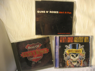 Guns N´ Roses paketti  3*CD.