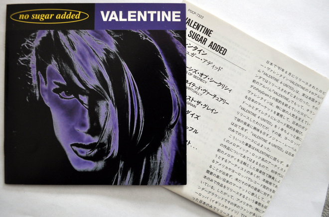 Robby VALENTINE No Sugar Added CD 1998 Japani-painos