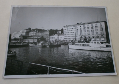 Helsinki, Kauppahalli, Etelärantaa, laivoja, valokuvapk,1960