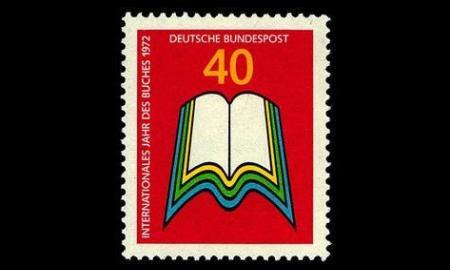 Saksa 740 ** Kansainvälinen kirjojen vuosi (1972)