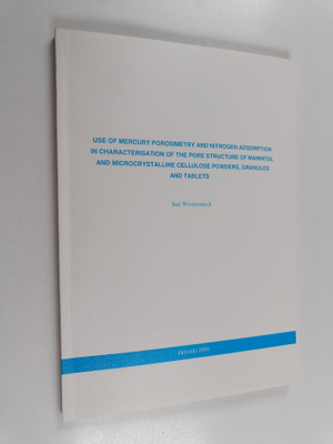 Sari Westermarck : Use of Mercury Porosimetry and Nitroge...