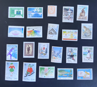1989 Postituoreita merkkejä 21 kpl