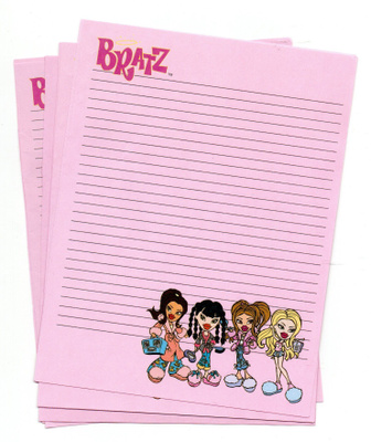 °°BRATZ°° -KIRJEPAPERIT SETTI /(Nro 17)