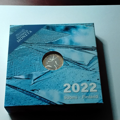 Suomi 5 euro 2022 BU jääkiekon MM-Kisat, numeroitu