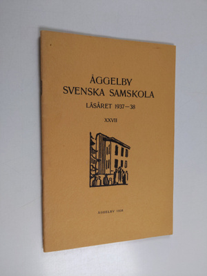 Åggelby svenska samskola Läsaret 1937-38 27
