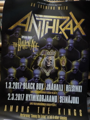 AN EVENING WITH ANTHRAX KEIKKAJULISTE +