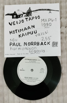 Veijo Tapio Kotimaan Kaipuu 7"single