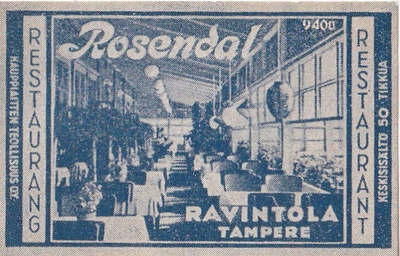 Tampere. Rosendal Ravintola b508