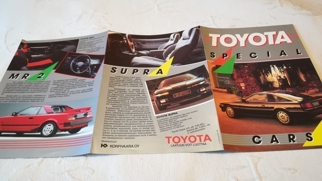 Toyota Celica Supra MR2 suomi esite