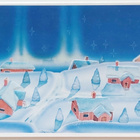 "KYLÄ KAUPUNGIN LAIDALLA"-2-os. JOULUKORTTI - pikkukuva 1