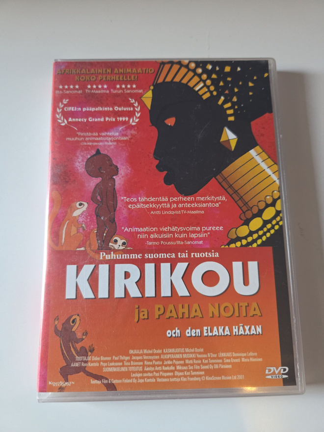 Kirikou ja paha noita (DVD)