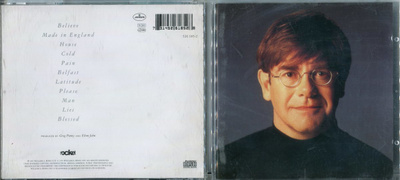 ELTON JOHN . CD-LEVY . MADE IN ENGLAND