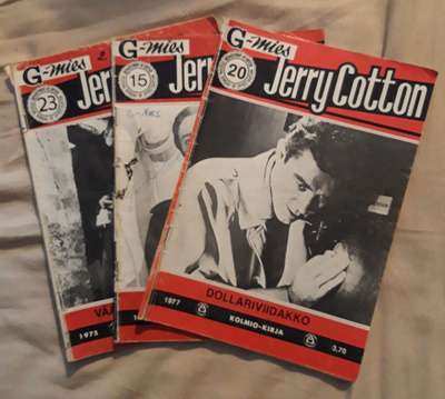 Jerry Cotton 70-luku, 3kpl