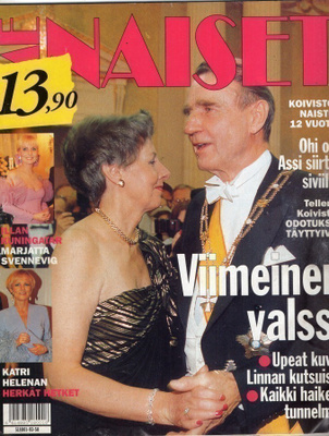 Me Naiset n:o 50 1993 Linnan juhlat, viimeinen valssi. Mila