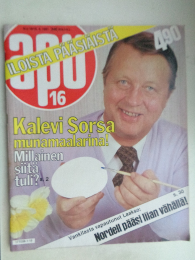 Apu lehti Nro 16/1981 (25.2)