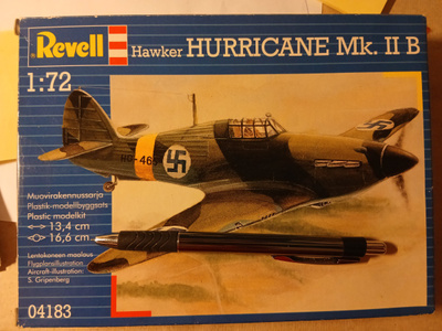 Pienoismalli Hawker Hurricane Mk.IIB 1/72 lentokone