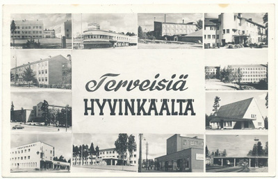 HYVINKÄÄ -vanha kortti