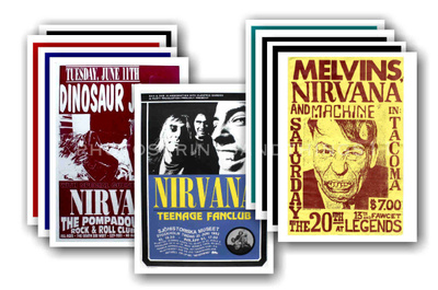 NIRVANA -- promo postikortti setti x10  (UPEA lahja!) #1