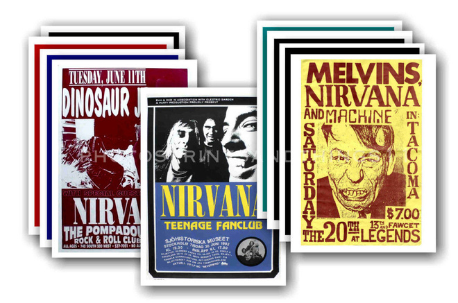 NIRVANA -- promo postikortti setti x10  (UPEA lahja!) #1