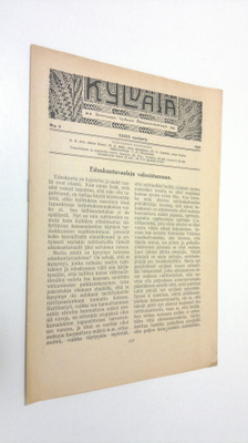 Kylväjä n:o 9/1929 : raittiuden ystävien äänenkannattaja ...