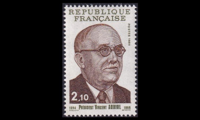 Ranska 2471 ** Vincent Auriol (1984)