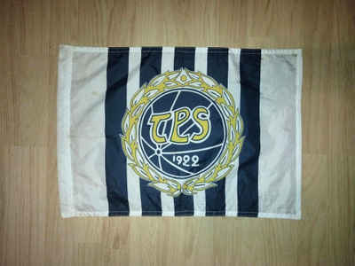 TPS vanha lippu vanhalla logolla - virallinen fanituote