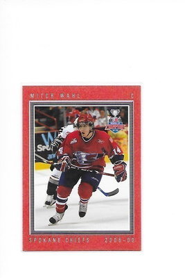 2008-09 Spokane Chiefs #14 Mitch Wahl Ilves farmi