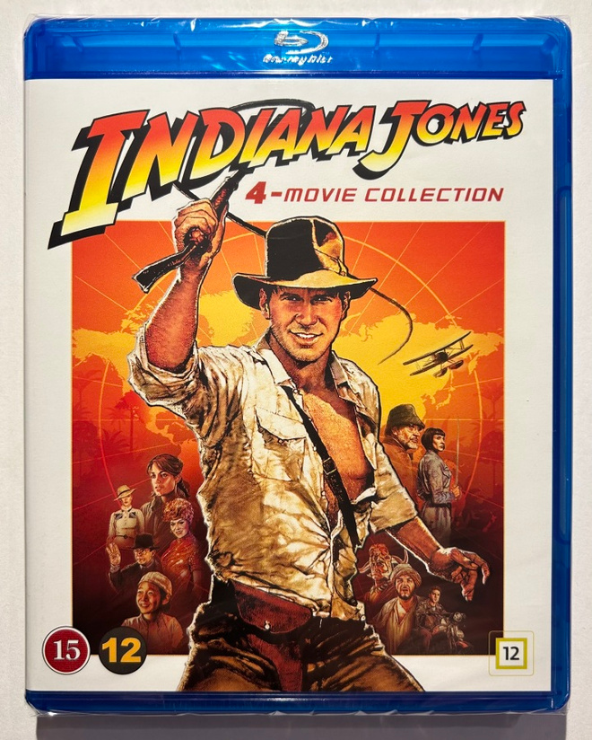 INDIANA JONES : 4 - Movie Collection - Blu-ray, uusi