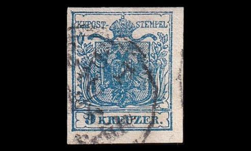Itävalta 5_Y o Vaakuna 9 Kr (1850)