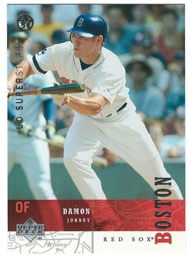 02-03 UD Superstars # 33 Johnny Damon