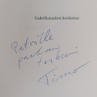 Timo Airaksinen : Todellisuuden kosketus (signeerattu, te... - pikkukuva 2